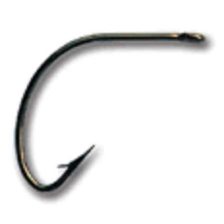 Mustad Classic Wide Gap Hook, Size 30, HollowReversed Point, Offset, Ringed Eye, Bronze, 8PK 37140-BR-3/0-8